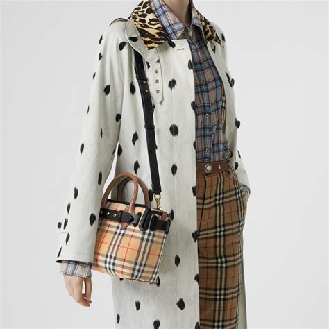 Burberry The Mini Vintage Check Triple Stud Belt Bag